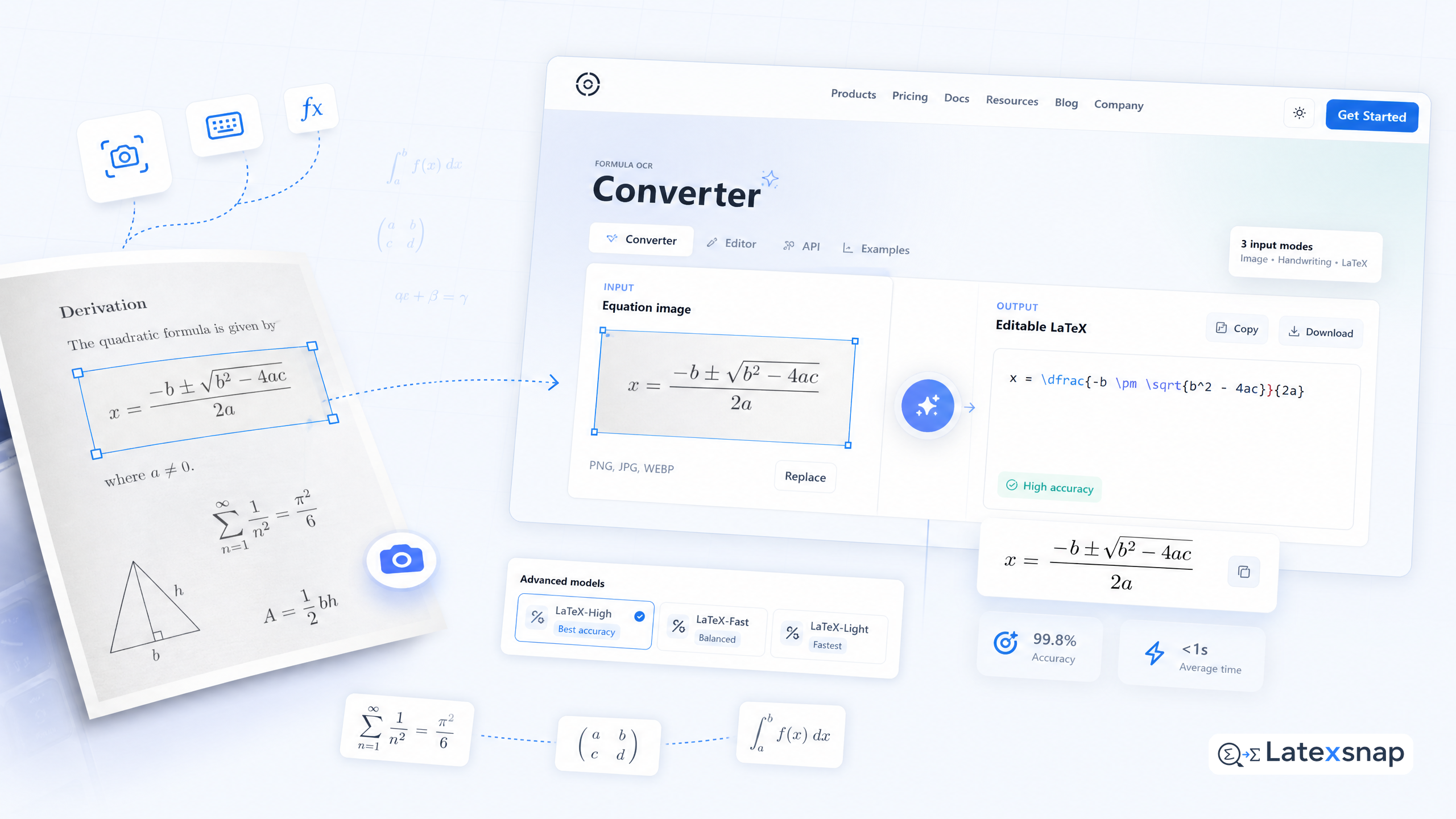 Writing LaTeX Math Equations with AI
