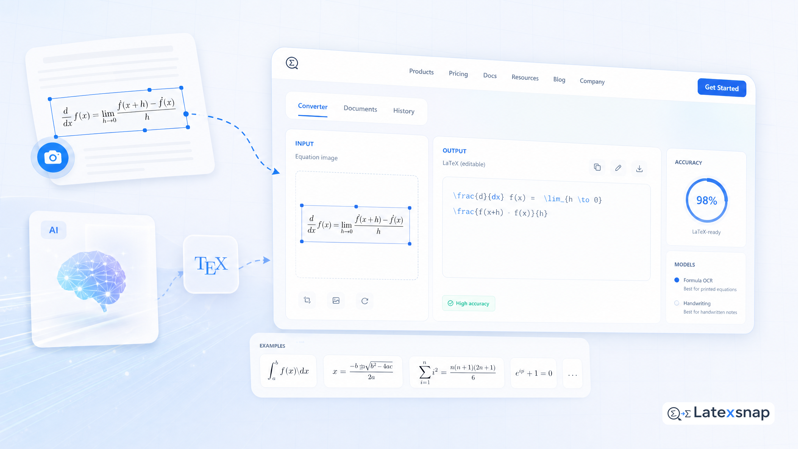 AI Drafting for LaTeX Equations